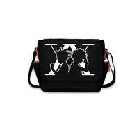 Xinchangda Anime Killua Zoldyck Schultertasche Hisoka GON·FREECSS Messenger Bag 3D Gedruckt Große Kapazität Casual Crossbody Tasche für Jungen und Mädchen Schulanfang Geschenk
