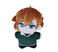 Xinchangda BSD Nakahara Chuuya Plüschfigur Anime Nakahara Chuuya Plüschkissen PP Baumwolle Anhänger Schlüsselanhänger Weicher Charakter Rucksack Charm Cartoon Mini Plushies Schlüsselanhänger