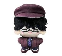 Xinchangda BSD Ranpo Edogawa Plüschfigur Anime Ranpo Edogawa Plüschkissen PP Baumwolle Anhänger Schlüsselanhänger Weicher Charakter Rucksack Charm Cartoon Mini Plushies Schlüsselanhänger