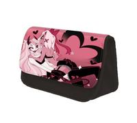 Xinchangda Hazbin Hotel-Federmäppchen Charlie Morningstar, Anime-Bleistiftbox, Vaggie/Angel Dust/Alastor, große Kapazität, Stifttasche, Studenten-Schreibwaren-Tasche