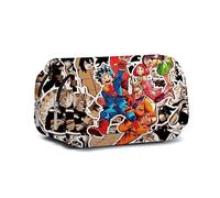 Xinchangda My Hero Academia Federmäppchen Anime Cartoon MHA Federmäppchen Große Kapazität Stifttasche Studenten Schreibwaren Tasche für Schüler Teenager, Typ3, 22*12*9CM