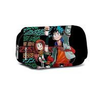 Xinchangda My Hero Academia Federmäppchen Anime Cartoon MHA Federmäppchen Große Kapazität Stifttasche Studenten Schreibwaren Tasche für Schüler Teenager, Typ1, 22*12*9CM