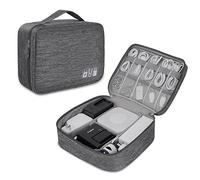 XINGXINRONG Kabel Organizer Tasche, Kabeltasche Tech Pouch Zubehör Elektronische Tasche für Ladekabel, Reise Elektronik Organizer für Handy, Ladegerät, Powerbank, 1 Stück