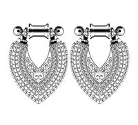 XINHE 2 STK Chirurgische Stahlohrringe Messgeräte Tunnel Ohrstöpsel-Kit Dangle Ear Ohrplugs Stretching-Kit Piercing Ohr Plug 4Mm - 30Mm,D1,4mm