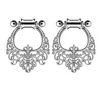 XINHE 2 STK Chirurgische Stahlohrringe Messgeräte Tunnel Ohrstöpsel-Kit Dangle Ear Ohrplugs Stretching-Kit Piercing Ohr Plug 4Mm - 30Mm,C1,4mm