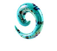 XINHE Ear Gauge Stretching Kit Ohr Bahre Ohr Expander Verjüngt Tunnel Spirale Schnecken Ohr Stretching Piercing Set 2 Stücke,04,8mm