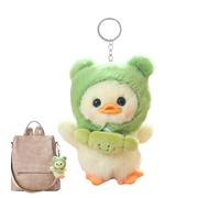 Xinhuju Enten-Plüsch-Schlüsselanhänger - süßes Enten-Charm-Accessoire | Mini-Spielzeugtaschen-Anhänger aus weichem Stoff für Kindergeschenke, süßer Taschenanhänger, Damen-Rucksack-Dekoration