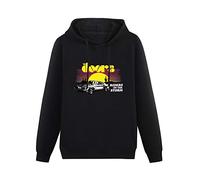 XINJIEDIAN Sweatshirt Hoodie The Doors Riders On The Storm Hooded with Drawstring Pockets Black 3XL