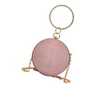 Xinsheinelry Funkelndes Design, Handtasche für den Abschlussball, Hochzeit, Empfang, Handtasche mit Kettenriemen, Abendtasche, modische Umhängetasche für Party, leichtes PU