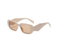 Xinsheinelry Geometrische Unisex-Sonnenbrille, UV400-Schutz, blendfreie Gläser mit ergonomischen, rutschfesten Bügeln zum Reiten, Wandern, Unisex, geometrische, asymmetrische Sonnenbrille