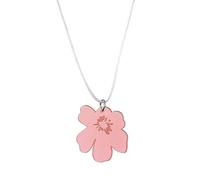 Xinsheinelry Süßer unregelmäßiger Blumen-Anhänger, Halskette, Partyschmuck, modisches Statement-Halsband, einfache Kordel, Halsband, Schlüsselbeinkette, One Size, Wie beschrieben, Wie beschrieben
