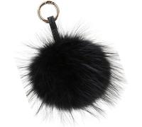 xinshibao Fuchspelz Kaninchenfell Pom Pom Anhänger - Schlüsselanhänger & Taschenanhänger, Pelz Bommel Ball