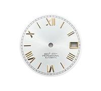 XIOKLM 28,5 mm S-Logo-Zifferblatt, passend for NH35/NH36/4R/7S Uhrwerk, Zifferblatt-Uhrenzubehör(W-D-631)