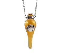 XIPIEIO Unisex Halskette Vintage Halskette mit Zaubertrank Flasche DIY Spirit Glas Wunsch Duft Anhänger für Männer und Frauen Party Schmuck Geschenke Mode