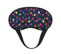 Xiso Ver Schlafmaske mit farbigen Luftballons, verstellbare Augenmaske, weiche Schlaf-Augenabdeckungen zum Schlafen, perfekte Schattierung, reduziert Augenödeme