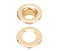 Xiuganpo 100-teiliges Ösen-Unterlegscheiben-Set, Multifunktionales Ösen-Set, Metallkonstruktion für die Herstellung von Leder, Metalltextilien (GOLD)