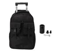 Xiuganpo 30L Rollender Vakuum Kompression Rucksack mit Rädern und Pumpe, 18 Bis 20 Sets Kleidung, 15,6 Zoll Laptop, Effiziente und Leise wasserdichte Reise Rucksäcke, Benutzer Freundlich