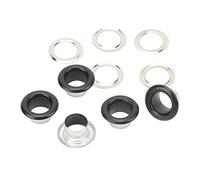 Xiuganpo 500 Sets 8 Mm Ösen-Ösen-Set, Einfache Schritte Eisen-Kupfer-Ösenringe für Bekleidungszubehör, Hosen und Taschen (Matt-schwarz)