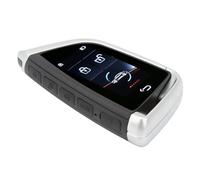 Xiuganpo Passend für Smart-LCD-Schlüsselanhänger mit Bluetooth 5.0 für Schlüssellosen Zugang und Automatische Verriegelung für One-Click-Start-Autos. Langlebige Zinklegierung (Silver)