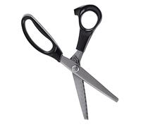 Xiuganpo Professionelle Zackenschere aus Edelstahl mit Dreieckiger Kante, Schere 3, 5, 7 Mm, für Stoffe, Handwerk, Leder, 23 Cm (7mm)