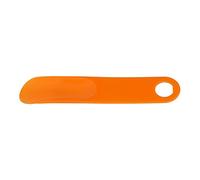 Xiuganpo Solid Shoe Helper Tragbarer Schuhlöffel für Männer und Frauen, Langlebiger Schuhlöffel für ältere Menschen, Schwangere und 7,7 X 1,6 Zoll ABS-Löffel mit Gummigriff (ORANGE)