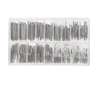 Xiuganpo Uhren-Splint-Set, Edelstahl-Armbandnadeln, Transparente Aufbewahrungsbox für die Uhrenreparatur, Ideal für Uhrmacher