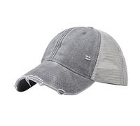 XIUH Baseball Cap Damen Kappe Sommer Basecap Pferdeschwanz, Verstellbar Frauen Ponytail Cap Sommer Cap Lauf Cap Damen Damen Cap Sommer