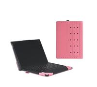 XJchen Laptop-Hülle, kompatibel mit Dell XPS 13 9340/9345/9315/9320/9300/9310 & ThinkPad Z13 Gen 2, Schutzhülle für Notebooks, PU-Leder, Rosa