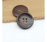 XJHWD 10/20/30 Stück 15-28 mm natürliche echte Hornknöpfe für Anzüge, echte Büffelhorn-Blazerknöpfe, Hornknöpfe, Mantel, Anzugknöpfe für Männer/Frauen