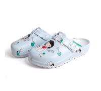 XJITIGER Garten Clogs für Damen und Herren, Leichte Eva Arbeitsschuhe, rutschfeste Nurse Clogs mit Verstellbarem Fersenriemen, Leicht zu Reinigen, für Küche, Klinik & Alltag Krankenschwester 41