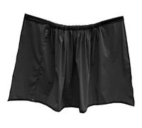 XJKLBYQ Regenröcke, 67x38 Ultra-leichte Regenröcke, wasserdichtes leichtes Kurzschluss mit Befestigungsband für Männer Frauen beim Reiten von Wandercamping, Schwarz