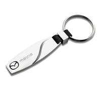 XJYBF Auto Schlüsselanhänger für Mazda, Schlüsselring, Keyring Anhänger Schlüsselanhänger Ring Zubehör, Familie Geschenk für Mann und Frau,A-OneSize