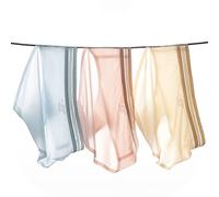 XKUN Unterhosen Damen 3 Stücke EIS Seide Höschen Sexy Unterwäsche Nahtlose Frauen Slip Transparente Höschen Für Mädchen Bikini Panty Mitte Aufstieg-Mix,M45-55Kg