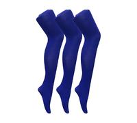 (XL, Kolbaltblau) Sock Snob - 3er Pack Damen Strumpfhose 80 Den | Strumpfhose Blickdicht Matt | Sock Snob