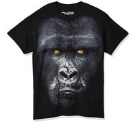 (XL)Liquid Blue Men's Majestic Gorilla T-Shirt