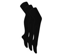 (XL, Schwarz) Sock Snob - 3er-Pack weiche Bambusstrumpfhosen für Damen