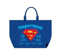 XL Superman Einkaufstasche, wiederverwendbar, große Einkaufstasche - XL Superman Einkaufstasche groß für Supermarkt, Fitnessstudio und den täglichen Gebrauch