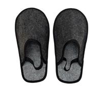 Xlabor Filz Museumspantoffeln 1 Paar mit Gummiband Überziehschuhe Schuhüberzieher zum Bodenschutz vor Schmutz & Kratzern Handwerkerpantoffeln Filzüberschuhe Schlosspantoffeln dunkelgrau S (36/40 EU)