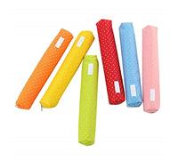 XLKJ Niedlich Schmal Stiftetasche,Bleistifttasche SchöNe Schreibwarentasche,Der Name des Benutzers Kann Auf die OberfläChe des Beutels Geschrieben Werden,Werden Tragbar für MäDchen und Jungen 6 StüCk