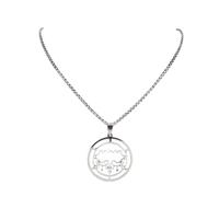 XLTEAM Halskettenanhänger Luzifer Siegel Königliche Halskette für Männer und Frauen Belial Satan Siegel glamouröse Halskette Schlüssel Lazer Baphomet Party Schmuck Geschenke