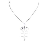 XLTEAM Lässige Halskette Anhänger Mode Ghostemane Charm Halsketten für Frauen Ghostemane Anhänger Kette Halsketten Schmuck Halsband N3790S03 Party Schmuck Geburtstagsgeschenk