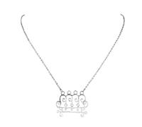 XLTEAM Lässige Halskette Anhänger Paimon sceal Siegel Siegel Satan Halskette Baphomet Silber Farbe Halskette Hides Hemd Schmuck N7172S03 Party Schmuck Geburtstagsgeschenk