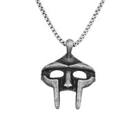 XLTEAM Lässige Halskette Anhänger Punk Vintage MF Doom Maske Anhänger Halsketten Für Männer Frauen Ägyptischer Pharao Halskette Mode Amulett Party Schmuck Geburtstagsgeschenk