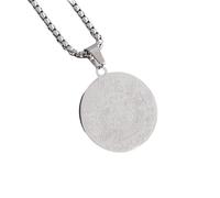 XLTEAM Lässige Halskette Anhänger Retro Aztec Maya Kalender Münze Anhänger DiBeast Gesicht Halskette Herren Amulett Glück Schmuck Party Schmuck Geburtstagsgeschenk