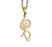 XLTEAM Lässige Halskette Anhänger Stilvoll und einfach Hakuna Matata Symbol Keine Sorgen und Sorgen Anhänger Halskette Damen Trendig Cool Schmuck Party Schmuck Geburtstagsgeschenk