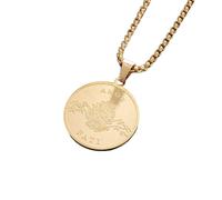XLTEAM Lässige Halskette Anhänger Stoic Anhänger Amor Fati Halskette Frauen Männer Frauen Abzeichen Philosophie Andenken Schmuck Party Schmuck Geburtstagsgeschenk