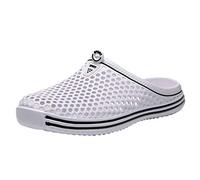 Xmiral Badeschuhe Loch Schuhe Paare Gummisohle Hausschuh Strandschuhe f黵 Herren Damen Verschlei遞est Barfu?Badesandale Wasserschuhe(Wei?41 EU)
