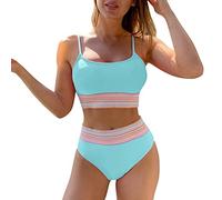 Xmiral Bikini Badeanzug Damen Sexy Bademode Push Up Bikini Set Tanga Brasilianischer Badeanzug Beach Wear Bikini