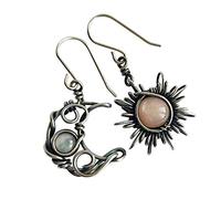 Xmiral Vorzeigen und Ohrringe Persönlichkeit Mond Sonne Retro-Ihre kreativen Ohrringe Ohrringe Musiknote