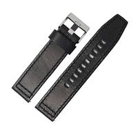 XMKT Uhrenarmband für Fossil JR1354|1487|1424, Retro-Schnellverschluss, echtes Leder, Dieselarmband, schwarz, dunkelbraun, 22 mm, 24 mm, 22mm, Azetat, Kein Edelstein